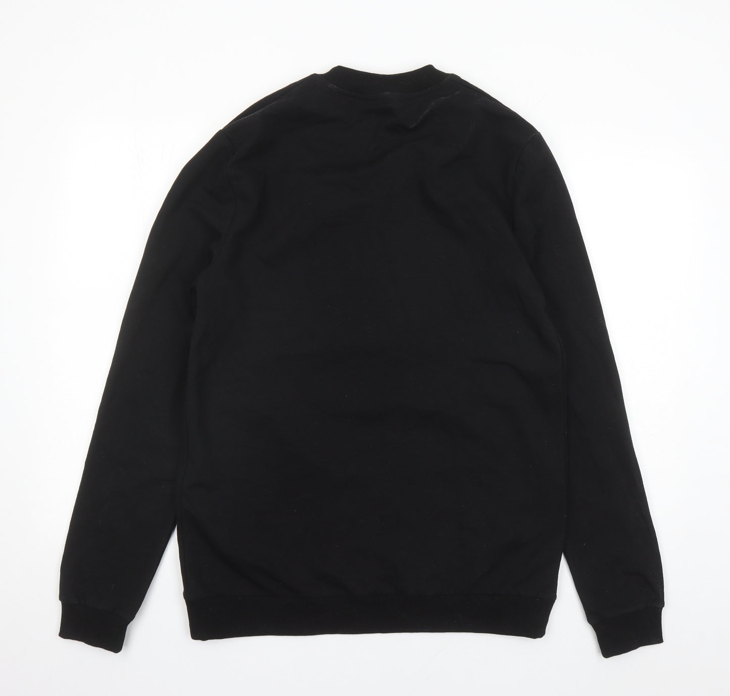ASOS Mens Black Jacket Size L Snap - Tall