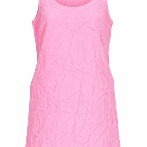Marks and Spencer Womens Pink Flax A-Line Size 10 Round Neck Zip