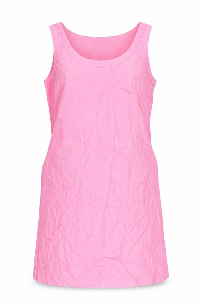 Marks and Spencer Womens Pink Flax A-Line Size 10 Round Neck Zip