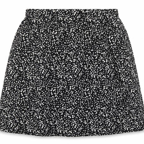 Marks and Spencer Womens Black Geometric Viscose Swing Skirt Size 22 - Elasticated Waist