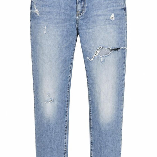 Gap Mens Blue Cotton Straight Jeans Size 36 in L31 in Regular Zip