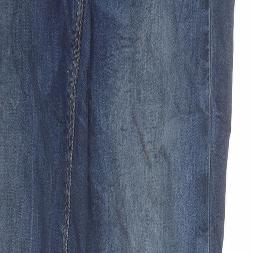 H&M Womens Blue Cotton Skinny Jeans Size 26 in L31 in Regular Zip