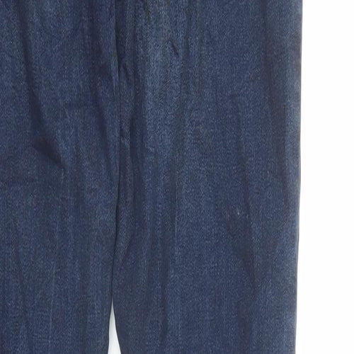 H&M Womens Blue Cotton Skinny Jeans Size 26 in L31 in Regular Zip