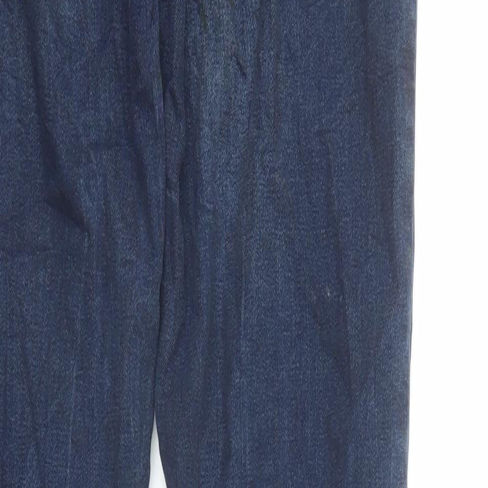 H&M Womens Blue Cotton Skinny Jeans Size 26 in L31 in Regular Zip