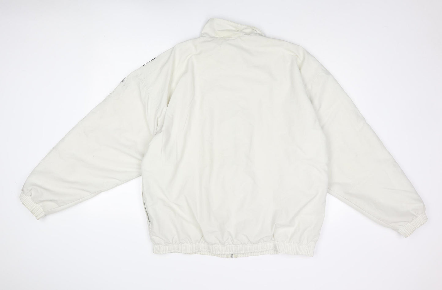 Reebok Mens Ivory Jacket Size M Zip - Logo
