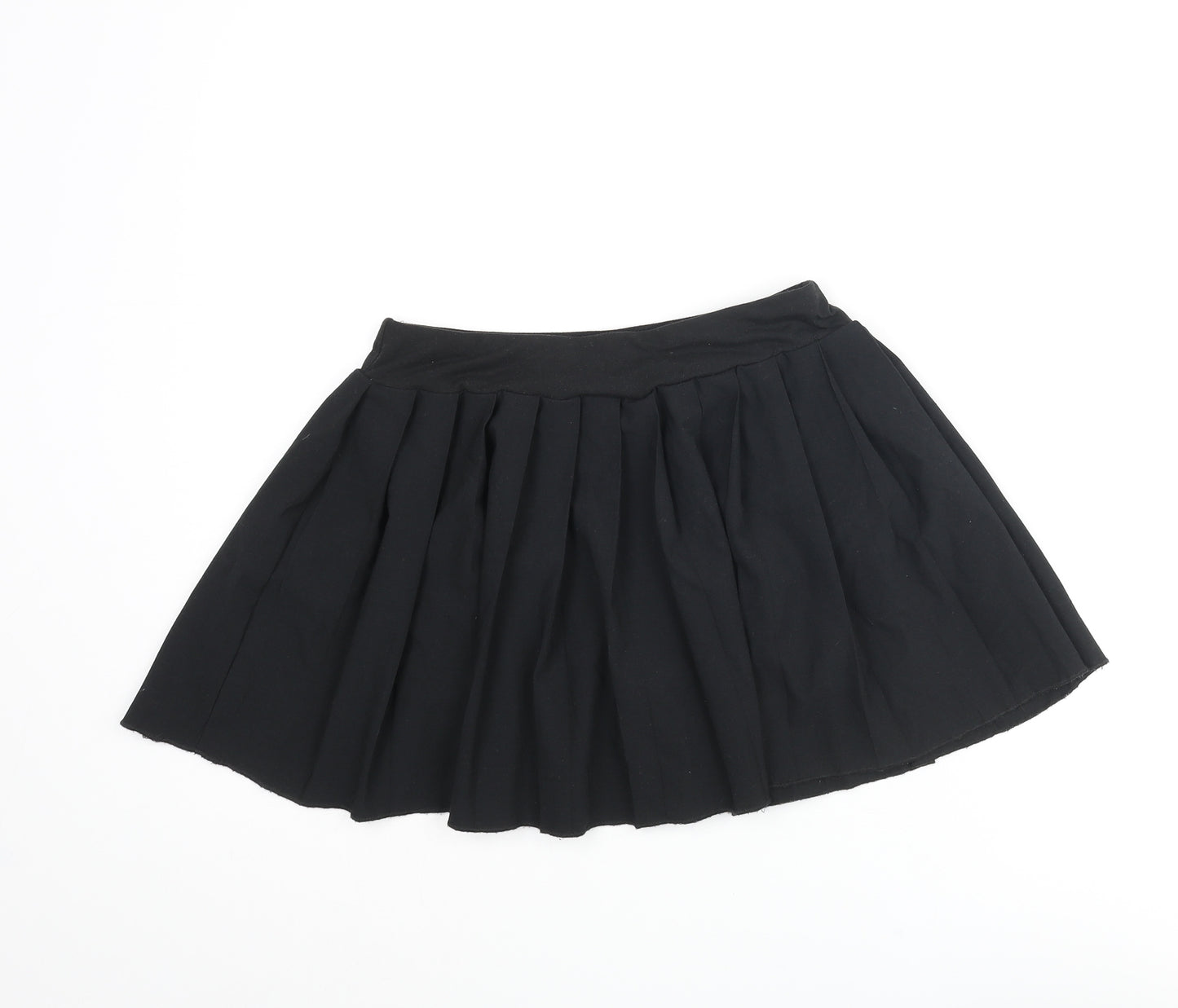 Slazenger Womens Black Polyester Athletic Skort Size 8 Regular Pull On - Logo