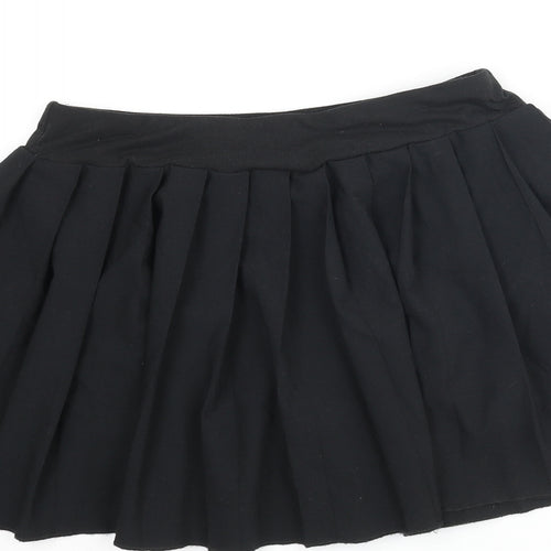 Slazenger Womens Black Polyester Athletic Skort Size 8 Regular Pull On - Logo