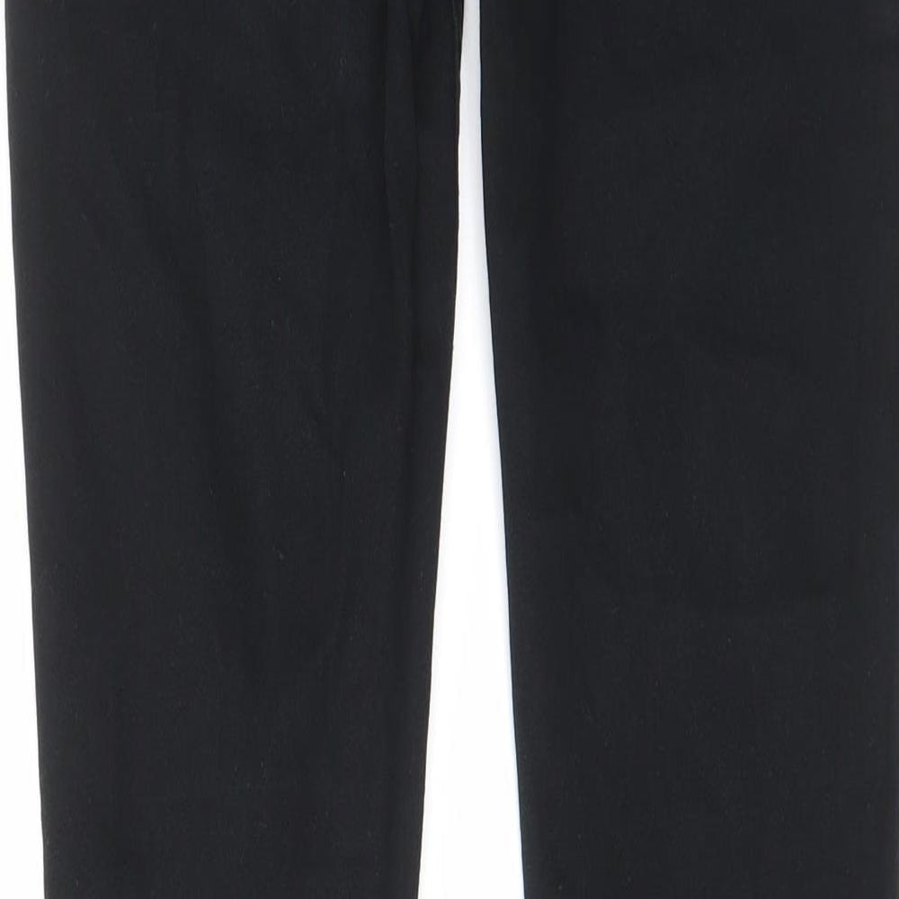 Denim & Co. Mens Black Cotton Skinny Jeans Size 32 in L34 in Regular Zip - Pockets, Belt Loops