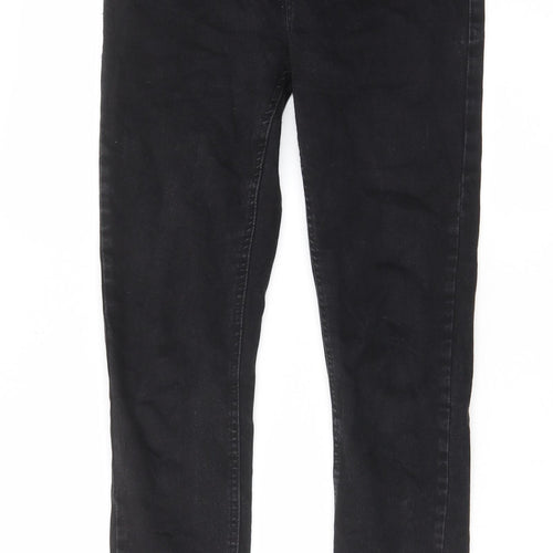 M-17 Womens Black Cotton Skinny Jeans Size 10 L27 in Regular - Elastic waist