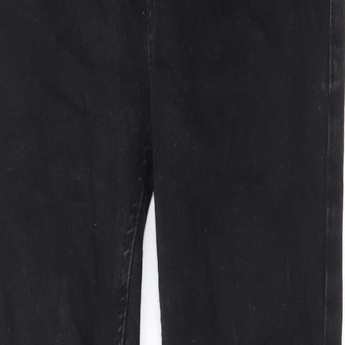 M-17 Womens Black Cotton Skinny Jeans Size 10 L27 in Regular - Elastic waist