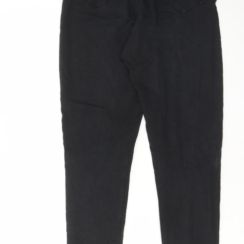 Denim & Co. Womens Black Cotton Skinny Jeans Size 14 L30 in Regular Zip - Pockets