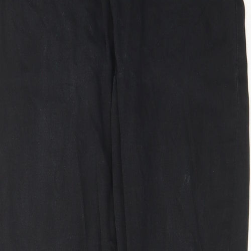 Denim & Co. Womens Black Cotton Skinny Jeans Size 14 L30 in Regular Zip - Pockets