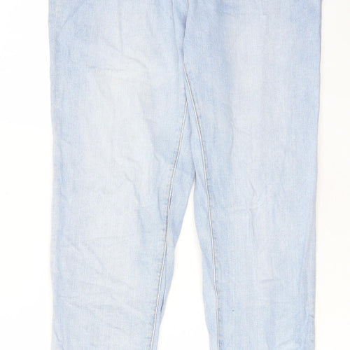 BDG Womens Blue Cotton Straight Jeans Size 30 in L30 in Regular Zip - Pockets, Belt Loops