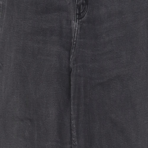 ASOS Womens Grey Cotton Skinny Jeans Size 28 in L30 in Regular Zip - Pockets, Belt Loops