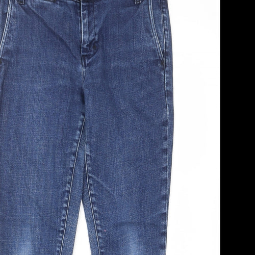 Gap Womens Blue Cotton Skinny Jeans Size 12 L26 in Regular Zip - Pockets, Belt Loops, Zips