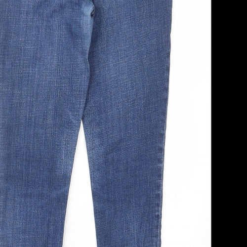 Gap Womens Blue Cotton Skinny Jeans Size 12 L26 in Regular Zip - Pockets, Belt Loops, Zips