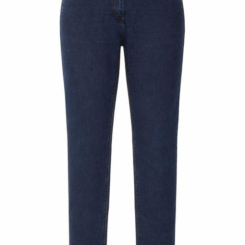 Magic Womens Blue Cotton Straight Jeans Size 10 L31 in Regular Zip - Pockets, Belt Loops