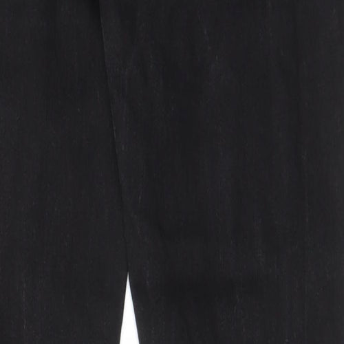 Denim & Co. Womens Black Cotton Skinny Jeans Size 12 L30 in Regular Zip - Pockets, Belt Loops