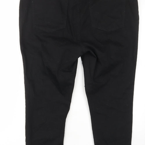 Madewell Womens Black Cotton Skinny Jeans Size 18 L24 in Regular Zip - Pockets, Belt Loops