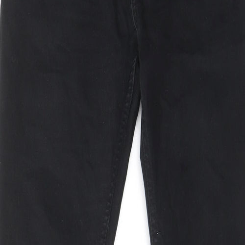 Denim & Co. Mens Black Cotton Skinny Jeans Size 32 in L34 in Regular Zip - Pockets, Belt Loops