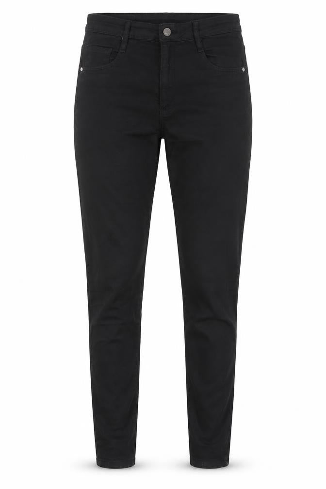 Kraus Womens Black Cotton Skinny Jeans Size 12 L27 in Regular Zip - Pockets, Belt Loops