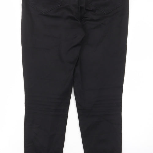 Kraus Womens Black Cotton Skinny Jeans Size 12 L27 in Regular Zip - Pockets, Belt Loops