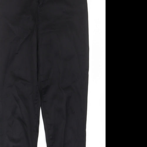 Kraus Womens Black Cotton Skinny Jeans Size 12 L27 in Regular Zip - Pockets, Belt Loops