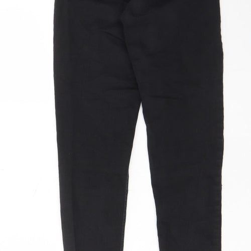 Topshop Womens Black Cotton Skinny Jeans Size 26 in L34 in Regular Zip - Pockets, Belt Loops