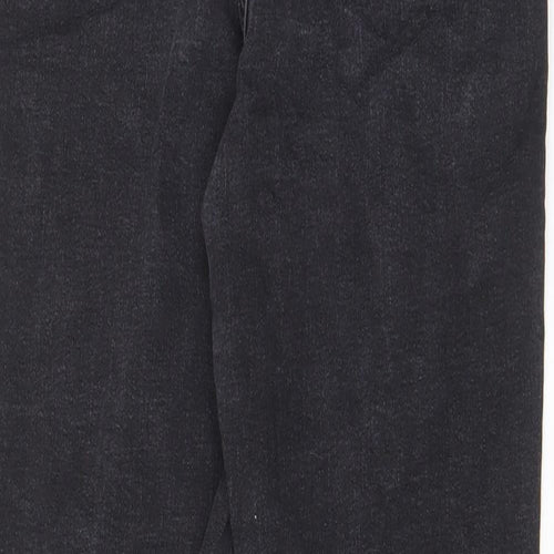 Denim & Co. Womens Grey Cotton Skinny Jeans Size 10 L28 in Regular Zip - Pockets, Belt Loops