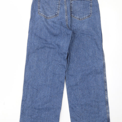 Gap Womens Blue Cotton Bootcut Jeans Size 26 in L27 in Regular Zip - Pockets, Belt Loops