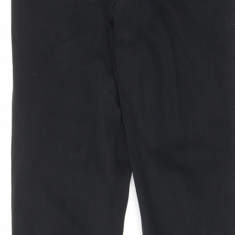 Topshop Womens Black Cotton Skinny Jeans Size 28 in L34 in Regular Zip - Pockets, Belt Loops