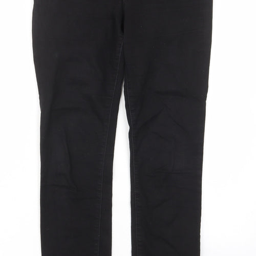 Gap Womens Black Cotton Skinny Jeans Size 27 in L28 in Regular Zip - Pockets, Belt Loops