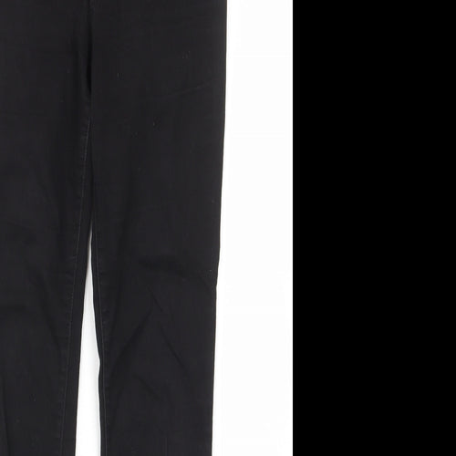 Gap Womens Black Cotton Skinny Jeans Size 27 in L28 in Regular Zip - Pockets, Belt Loops