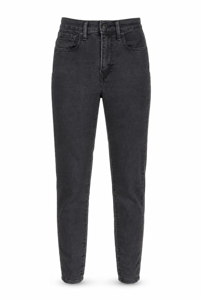 Levi's Womens Grey Cotton Skinny Jeans Size 25 in L29 in Regular Zip - Pockets, Belt Loops, Logo