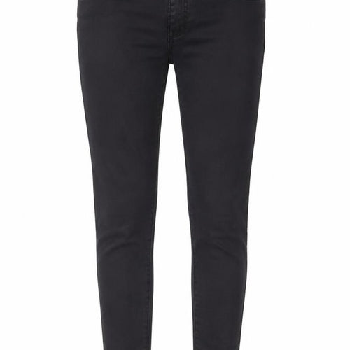 Denim & Co. Womens Black Cotton Skinny Jeans Size 10 L28 in Regular Zip - Pockets, Belt Loops