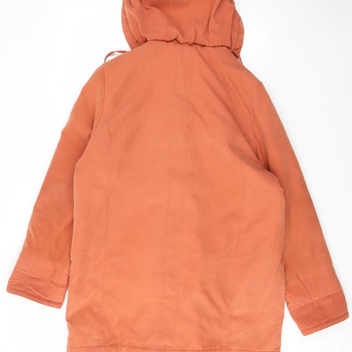 Klass Womens Pink Jacket Coat Size L Zip - Pockets, Lined