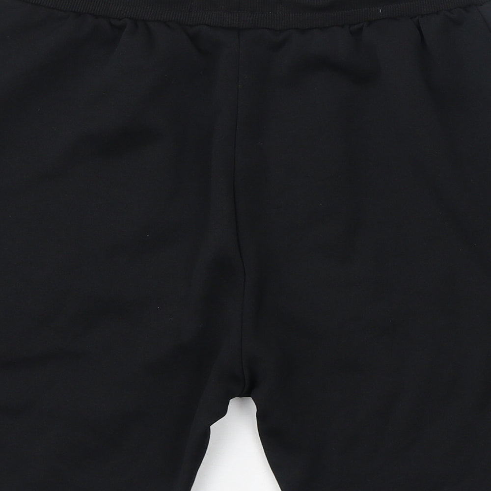 McKenzie Mens Black Polyester Sweat Shorts Size M L8 in Regular Drawstring