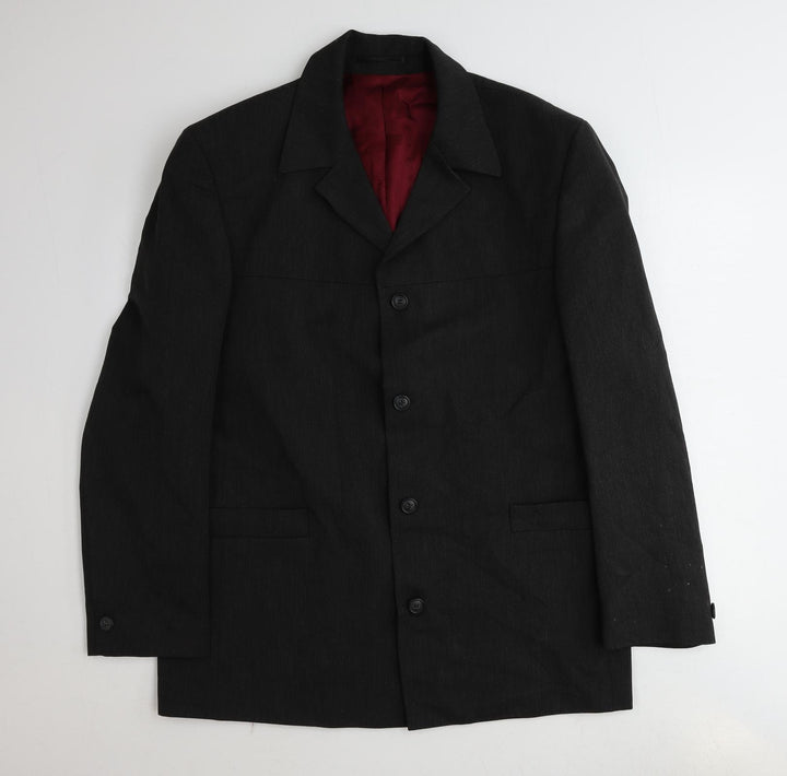 Copperstone Mens Grey Polyester Jacket Suit Jacket Size 42 Regular