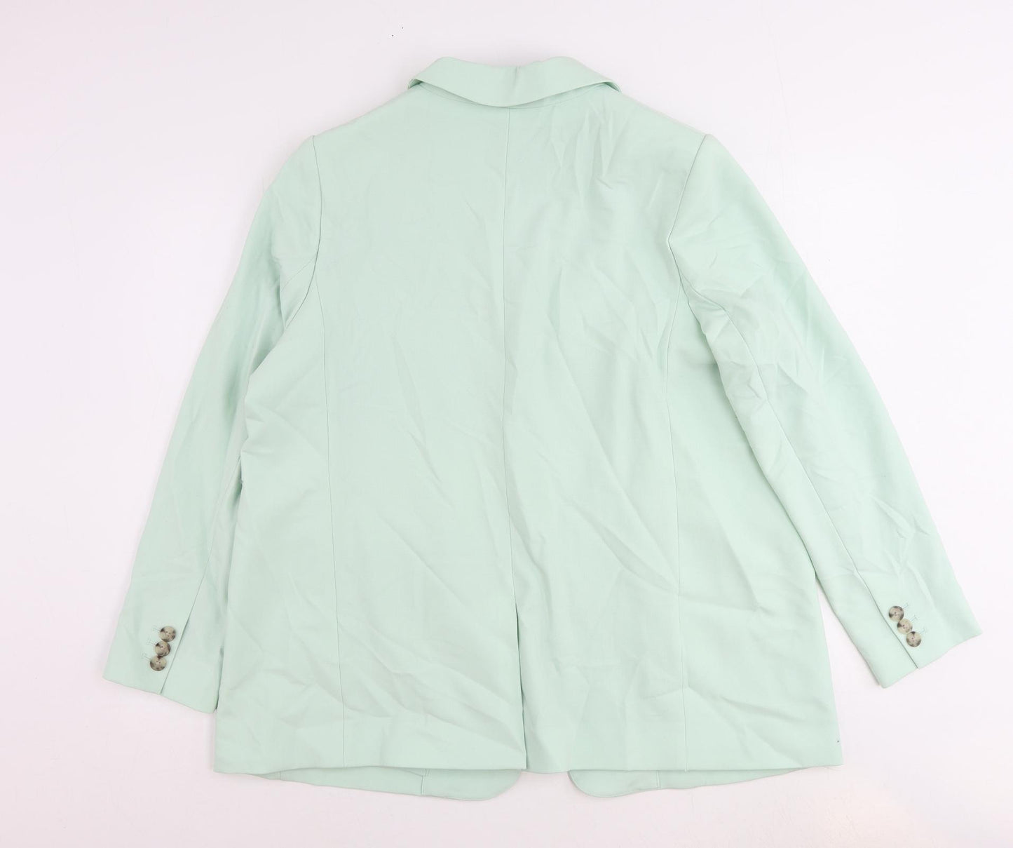 Marks and Spencer Womens Green Polyester Jacket Suit Jacket Size 18