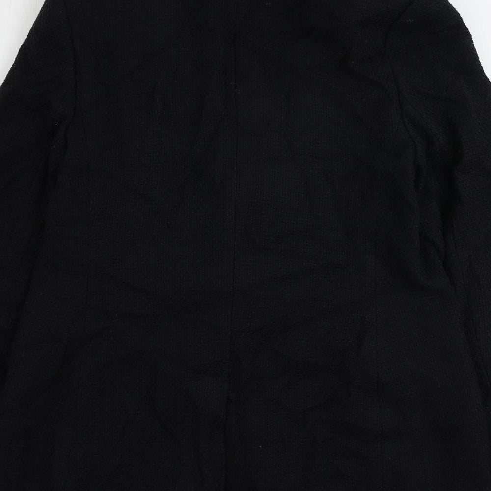 Marks and Spencer Womens Blue Cotton Jacket Suit Jacket Size 10