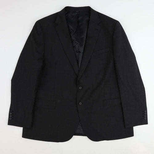 Marks and Spencer Mens Grey Wool Jacket Suit Jacket Size 48 Regular