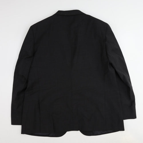 Marks and Spencer Mens Grey Wool Jacket Suit Jacket Size 48 Regular