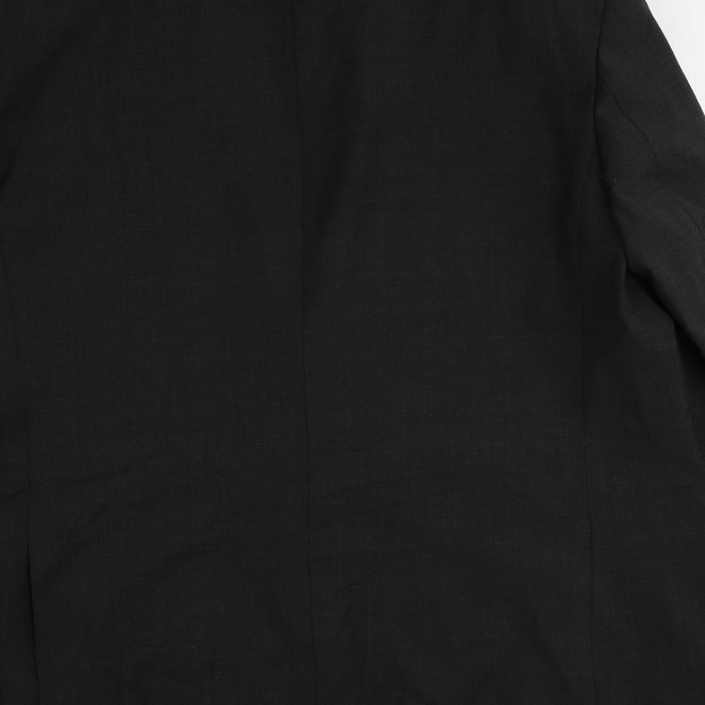 Marks and Spencer Mens Grey Wool Jacket Suit Jacket Size 48 Regular