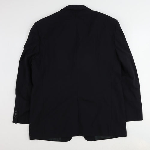 Tom English Mens Blue Wool Jacket Suit Jacket Size 42 Regular
