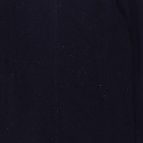 Feminella Womens Blue Overcoat Coat Size 14 Button