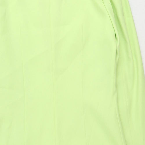 Condici Jet Womens Green Kimono Blazer Size 12 Hook & Eye