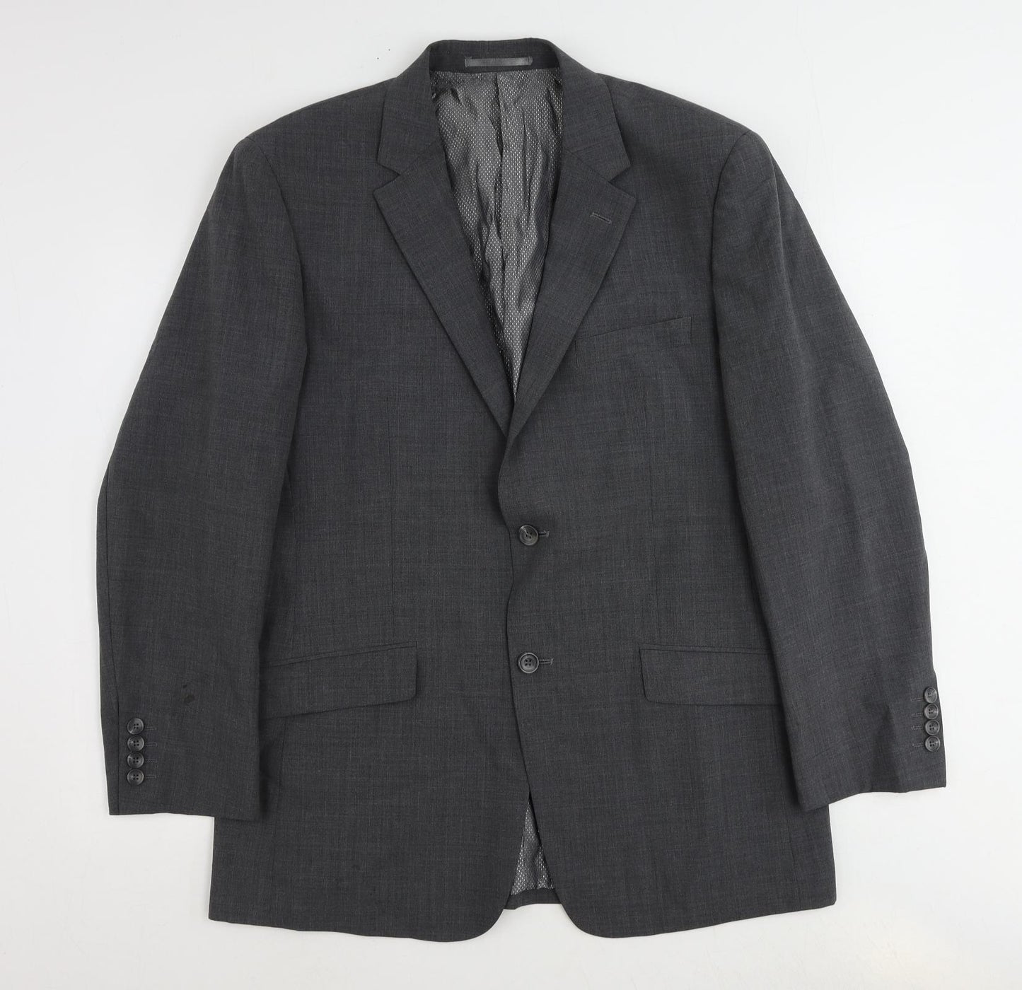 Skopes Mens Grey Wool Jacket Suit Jacket Size 42 Regular