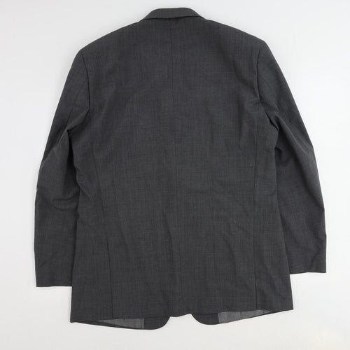 Skopes Mens Grey Wool Jacket Suit Jacket Size 42 Regular