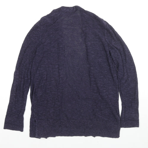 Gap Womens Blue V-Neck Cotton Cardigan Jumper Size S