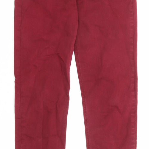 Tommy Hilfiger Womens Red Cotton Skinny Jeans Size 28 in L27 in Slim Zip - Pockets